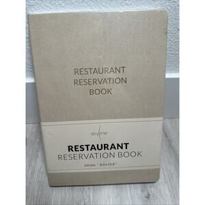 Sealed-Restaurant Reservation Book – Undated Dinner Table A4 (8.5" x 11")